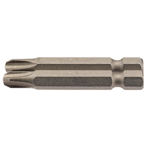 Draper 64241 Cross Slot Insert Bit, 1/4" Hex, 50mm Long, No.3 (Pack of 2)