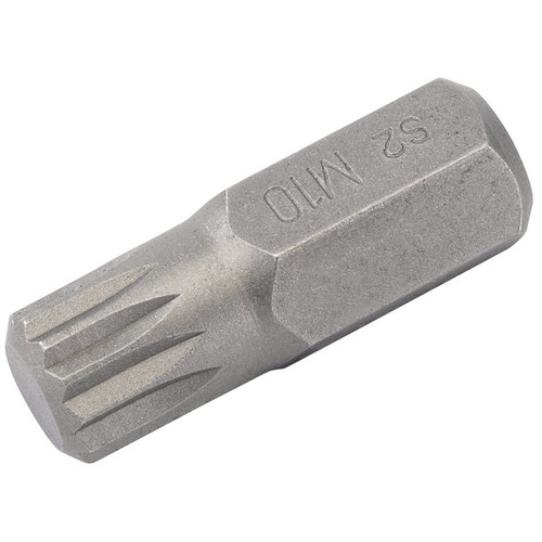 Draper Expert 33342 Spline 10mm Insert Bit for Mechanics Bit Sets, M10 x 30mm