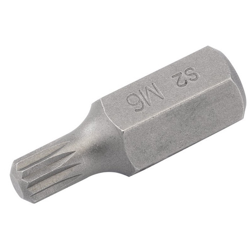 Draper Expert 33340 Spline 10mm Insert Bit for Mechanics Bit Sets, M6 x 30mm