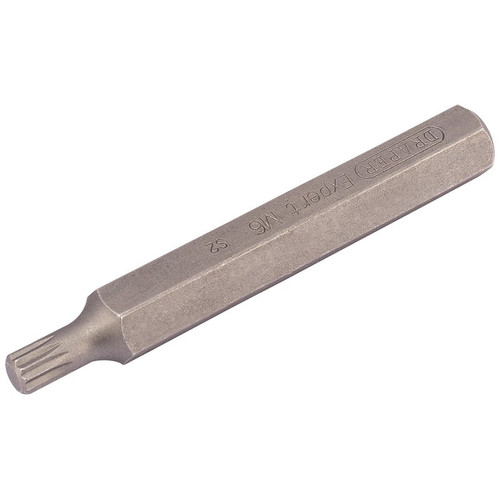 Draper Expert 33345 Spline 10mm Insert Bit for Mechanics Bit Sets, M6 x 75mm