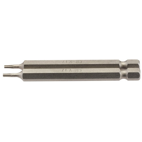 Draper 66829 TX-STAR® Insert Bit, 1/4" Hex, 75mm Long, T7 (Pack of 2)