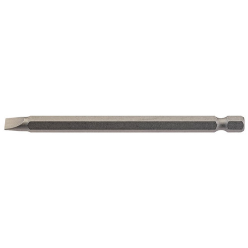 Draper 64347 Plain Slot Insert Bit, 6mm, 1/4" Hex, 100mm Long (Pack of 1)