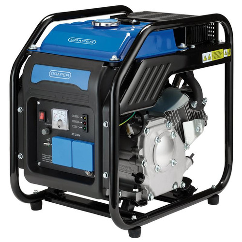 Draper 95204 Petrol Open Frame Inverter Generator, 2800W