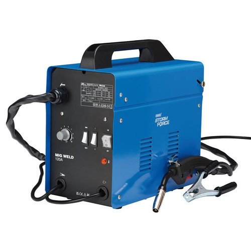 Draper Storm Force 70051 Gasless MIG Welder, 120A