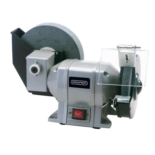 Draper 78456 Wet and Dry Bench Grinder, 250W