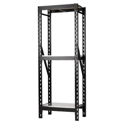 Bunker 32461 14 Piece Modular 3 Tier Racking with Stainless Steel Shelving, 750mm