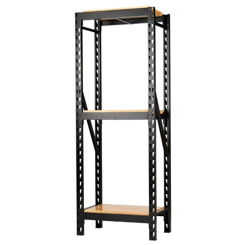 Bunker 32465 14 Piece Modular 3 Tier Racking with Hardwood Shelving, 750mm