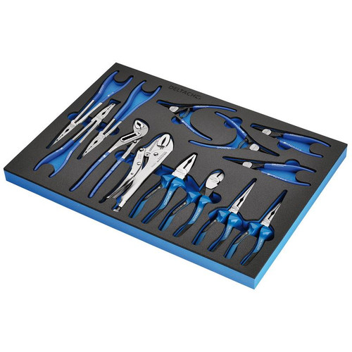 Bunker DELTACH-561007 Pliers Set in EVA Foam Inlay (13 Piece)