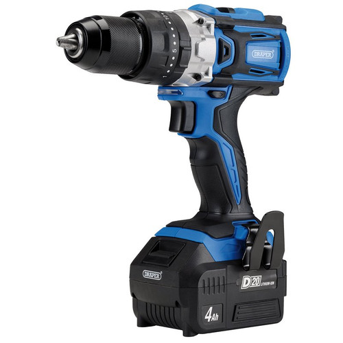 D20 79894 20V Brushless Combi Drill, 1 x 4.0Ah Battery, 1 x Fast Charger