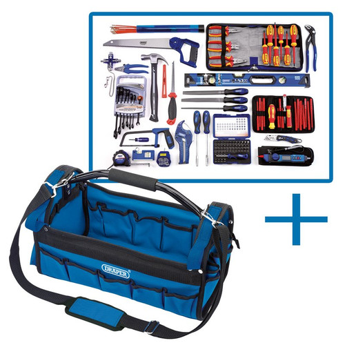 Draper 04319 Electricians Tote Bag Tool Kit