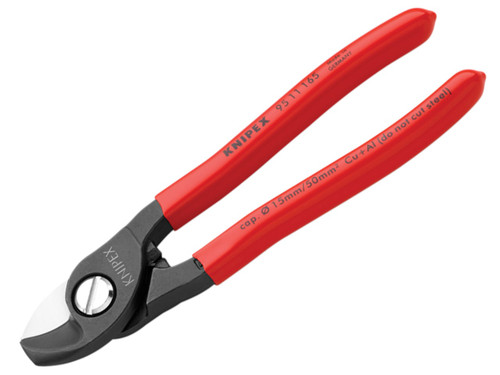 KNIPEX 95 11 165 SB 95 11 165 Cable Shears PVC Grip 165mm - KPX9511165 - main image