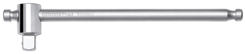 Gedore 3300143 R45200022 Cross handle with slide 1/4" 115 mm