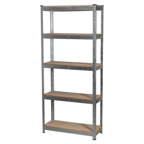 Sealey AP6150GS Racking Unit with 5 Shelves 150kg Capacity Per Level