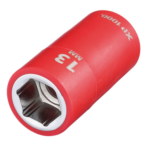 XP1000 17639 VDE Socket, 3/8" Sq. Dr., 13mm