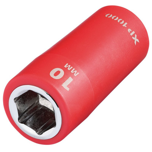 XP1000 18786 VDE Socket, 1/4" Sq. Dr., 10mm