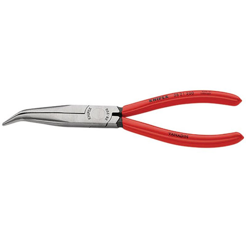 KNIPEX 55689 38 21 200 Mechanics' Bent Nose Pliers, 200mm