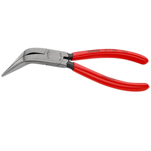 KNIPEX 69023 38 71 200 Mechanics' Bent Nose Pliers, 200mm