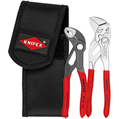 KNIPEX 06076 00 20 72 V01 Mini Pliers Set In Belt Tool Pouch