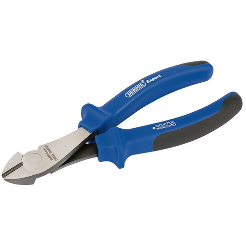 Draper Expert 68892 Heavy Duty Soft Grip High Leverage Diagonal Side Cutter, 160mm