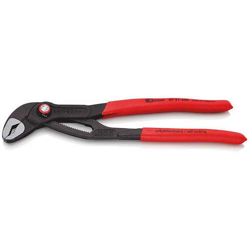 KNIPEX 53952 87 21 250 SB Cobra® QuickSet High-Tech Water Pump Pliers, 250mm