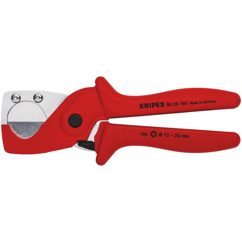 KNIPEX 26089 90 25 185 SB Pipe Cutter for Plastic Composite Pipes, 185mm