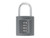 ABUS 158/50 50mm Combination Padlock (4-Digit) Die-Cast Body Carded