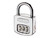 ABUS Mechanical 32933 160/40 40mm Steel Case Die-Cast Body Combination Padlock (3-Digit) Carded - ABU16040C