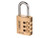 ABUS Mechanical 32162 165/30 30mm Solid Brass Body Combination Padlock (3-Digit) Carded - ABU16530C
