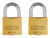 ABUS Mechanical 21730 65/30mm Brass Padlock Twin Carded - ABU6530TC