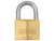 ABUS 65/40mm Brass Padlock Carded