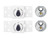 ABUS 141/200 Diskus® Integral Van Lock White & 26/70mm Diskus® Padlock Twin Pack