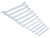 BlueSpot Tools 04111 Combination Spanner Set, 11 Piece - B/S04111
