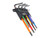 Bahco C1997TORX/9P C1997TORX/9P Long TORX® Coloured L-Key Set, 9 Piece - BAHC1997TX9P