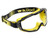Bolle Safety UNIVGN10W Yellow Vented Universal Goggles - PLATINUM® Clear - BOLUNIVGN10W
