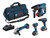 Bosch 0615990M2B Professional 4 Piece Kit 18V 3 x 4.0Ah Li-ion - BSH615990M2B