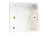 Dencon 8901NB Pattress Box with Earth 1-Gang 45mm
