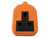 Dencon 9432ORNB Trailing Socket 13A 1-Gang Orange - DCN9432ORNB