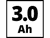Einhell 4511501 Power X-Change Plus Slimline Battery 18V 3.0Ah Li-ion