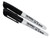 Faithfull FAIFTMBLK2 Fibre Tip Marker Pen Black (Pack 2) - FAIFTMBLK2