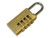 Faithfull FAIPLB20COM Brass Combination Padlock 20mm - FAIPLB20COM