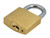 Faithfull Brass Padlock 30mm 3 Keys