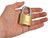 Faithfull FAIPLB40 Brass Padlock 40mm 3 Keys - FAIPLB40