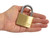Faithfull FAIPLB50 Brass Padlock 50mm 3 Keys - FAIPLB50