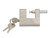Faithfull FAIPLB60SHUT Brass Shutter Padlock 60mm - FAIPLB60SHUT