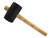 Faithfull FAIRMB28FSC FSC Black Rubber Mallet 28oz - FAIRMB28FSC