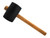 Faithfull FAIRMB40FSC FSC Black Rubber Mallet 40oz - FAIRMB40FSC