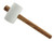 Faithfull FAIRMWF24FSC FSC White Rubber Mallet 24oz - FAIRMWF24FSC