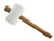 Faithfull FAIRMWF40FSC FSC White Rubber Mallet 40oz - FAIRMWF40FSC
