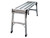 Faithfull FAISTEPUP3 Fold Away Step Up Aluminium L100 x H52 x W30cm - FAISTEPUP3