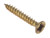 ForgeFix CSK586EB General Purpose Pozi Compatible Screw CSK TT Electro Brass 5/8in x 6 Box 200 - FORCSK586E